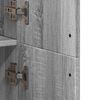vidaXL Highboard Grey Sonoma 70x35x180 cm Engineered Wood