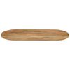 vidaXL Table Top 140x60x3.8 cm Oval Solid Wood Mango