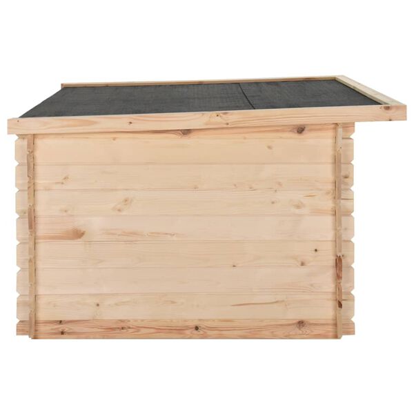 vidaXL Dog House 150x150x82.6 cm Solid Pine Wood 14 mm