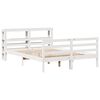 vidaXL Bed Frame without Mattress White 140x200 cm Solid Wood Pine