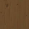 vidaXL Bed Frame without Mattress Honey Brown Solid Wood 200x200 cm