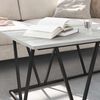 vidaXL Coffee Table Grey 100 x 50 x 40 cm Engineered Wood and Metal