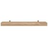 vidaXL Wall Shelves 2 pcs 110x15x4 cm Solid Wood Teak
