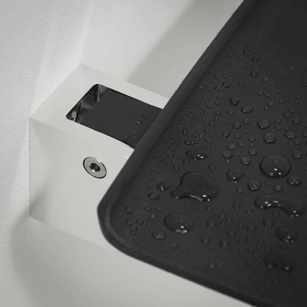 Tiger Comfort & Safety Folding Shower Seat Boston Grey 299520346