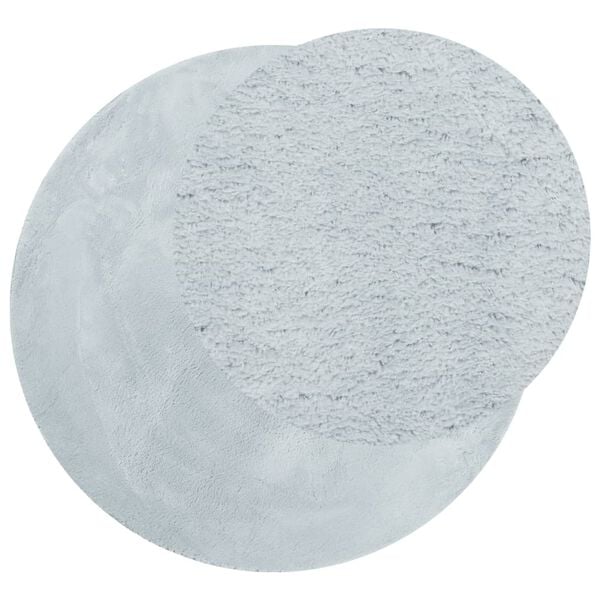 vidaXL Rug HUARTE Short Pile Soft and Washable Blue &Oslash; 100 cm
