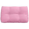vidaXL Back Pillow Pink 80 x 24 x 50 cm Fabric