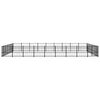 vidaXL Outdoor Dog Kennel Steel 59.28 m&sup2;