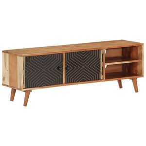 vidaXL TV Cabinet 112x30x40 cm Solid Wood Acacia