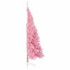 vidaXL Artificial Pre-lit Christmas Tree with 300 LEDs Pink 180 cm PVC