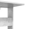 vidaXL Side Table Concrete Grey 40 x 35 x 60.5 cm Engineered Wood