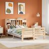 vidaXL Bookcase Bed without Mattress 160x200 cm Solid Wood Pine