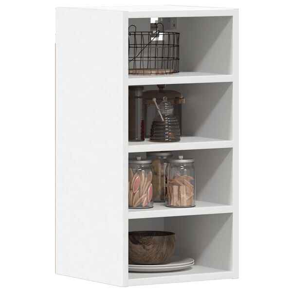 vidaXL Hanging Cabinet Riga White 30x29.5x60 cm Engineered Wood