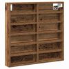 vidaXL Display Cabinet Wall-Mounted Old Wood 60 x 8.5 x 58 cm