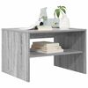 vidaXL Coffee Table Grey Sonoma 60 x 50 x 40 cm Engineered Wood