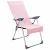 vidaXL Outdoor Chair Towels 2 pcs Pink 130 x 60 cm