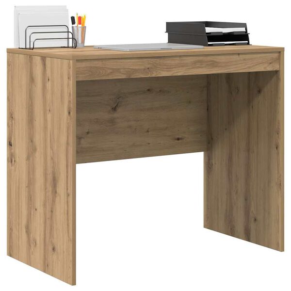 vidaXL Desk Artisan Oak 90 x 50 x 76 cm