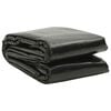 vidaXL Rectangular Pool Cover 800x500 cm PE Black