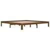 vidaXL Bed Frame without Mattress Honey Brown Solid Wood Pine 200x200cm