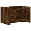 vidaXL Coffee Table Smoked Oak 80x50x50 cm Engineered Wood