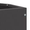 vidaXL Corner Planter Black 30 x 30 x 50 cm Steel