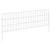 vidaXL Garden Fence with Stakes 24 pcs 95 x 30 cm Galvanised Steel