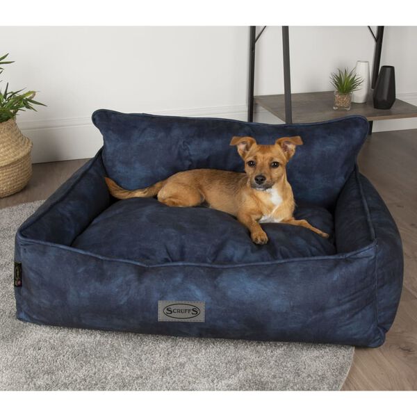 Scruffs & Tramps Dog Bed Kensington Size M 60x50 cm Navy