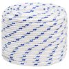vidaXL Boat Rope White 16 mm 100 m Polypropylene