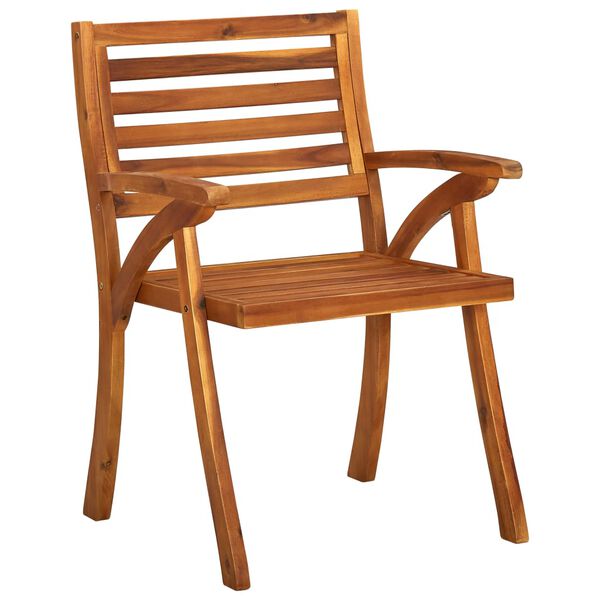 vidaXL Garden Chairs 3 pcs Solid Acacia Wood
