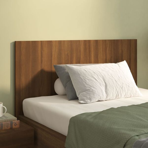 vidaXL Bed Headboard Brown Oak 120x1.5x80 cm Engineered Wood