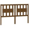 vidaXL Bed Headboard Honey Brown 125.5x4x100 cm Solid Wood Pine