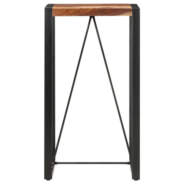 vidaXL Bar Table 60x60x110 cm Solid Acacia Wood