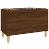 vidaXL Record Cabinet Brown Oak 74.5x38x48 cm Engineered Wood