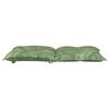 vidaXL Lowback Chair Cushions 2 pcs Leaf Pattern Fabric