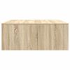 vidaXL Coffee Table with Drawers Sonoma Oak 100x100x40 cm
