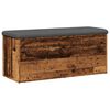vidaXL Storage Bench Old Wood 102x42x45 cm Engineered Wood