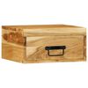 vidaXL Wall-mounted Bedside Cabinet Solid Wood Acacia