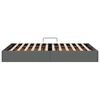 vidaXL Storage Bed with Mattress Dark Grey 120 x 200 cm Fabric