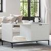 vidaXL Coffee Table with Drawer White 90 x 49 x 46 cm Engineered Wood