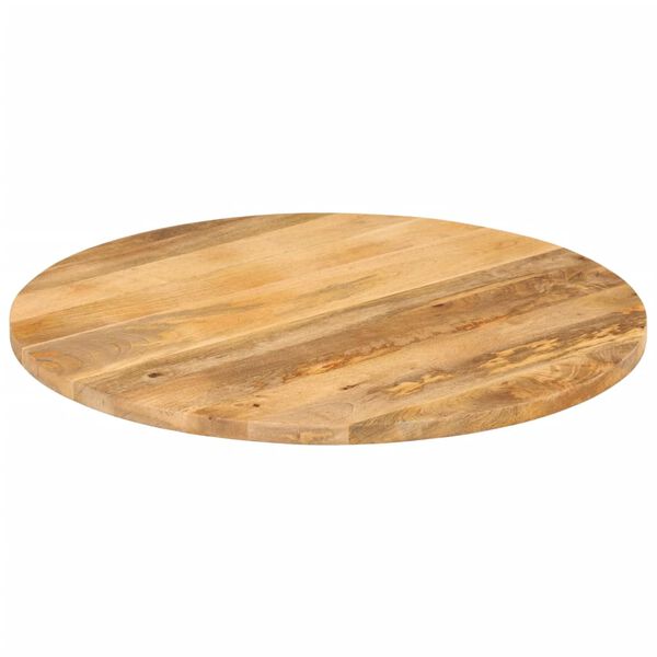 vidaXL Table Top &Oslash; 80x3.8 cm Round Solid Wood Mango