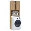 vidaXL Washing Machine Cabinet Artisan Oak 64x25.5x190 cm