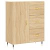 vidaXL Sideboard Sonoma Oak 69,5x34x90 cm Engineered Wood