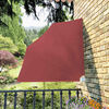 vidaXL Collapsible Balcony Side Awning Terracotta 140x140 cm