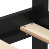 vidaXL Day Bed without Mattress Black Solid Wood Pine 90x200cm