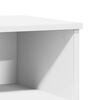 vidaXL Bedside Cabinet White 40x35x50 cm Engineered Wood