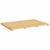 vidaXL Bamboo Bath Mat 54x36 cm