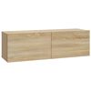 vidaXL Wall-mounted TV Cabinet Sonoma Oak Engineered Wood