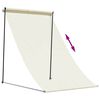vidaXL Retractable Awning Cream 100x150 cm Fabric and Steel
