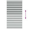 vidaXL Zebra Blind Dark Grey 135x200 cm Fabric Width 130.9 cm Polyester