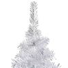 vidaXL Artificial Pre-lit Christmas Tree with Ball Set Silver 120 cm PET