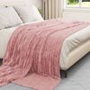 vidaXL Throw Blankets 6 pcs Pink 270 x 240 cm Fleece